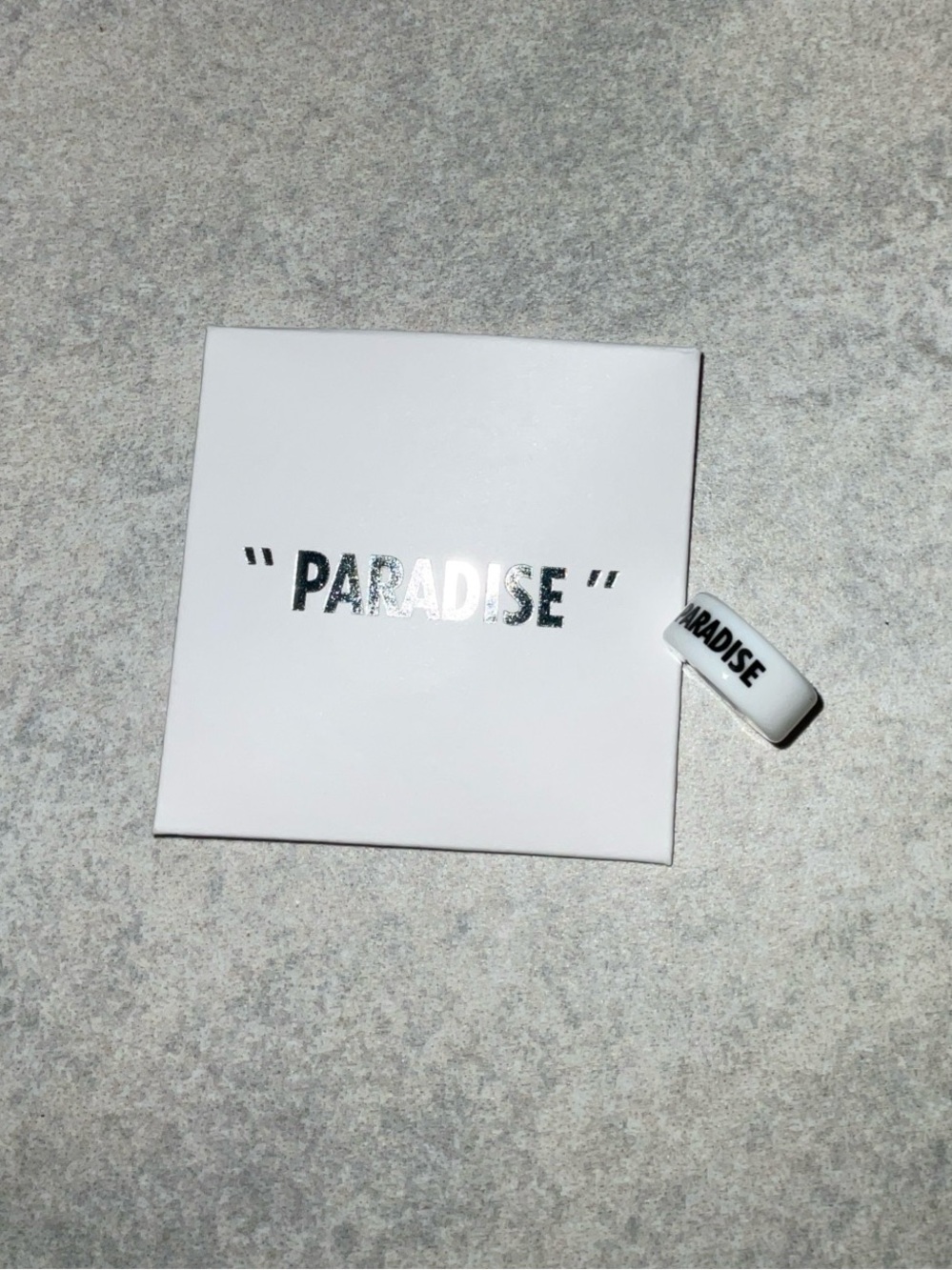 Carnival Cruise PARADISE EFFY Fun Barrel WHITE NIP